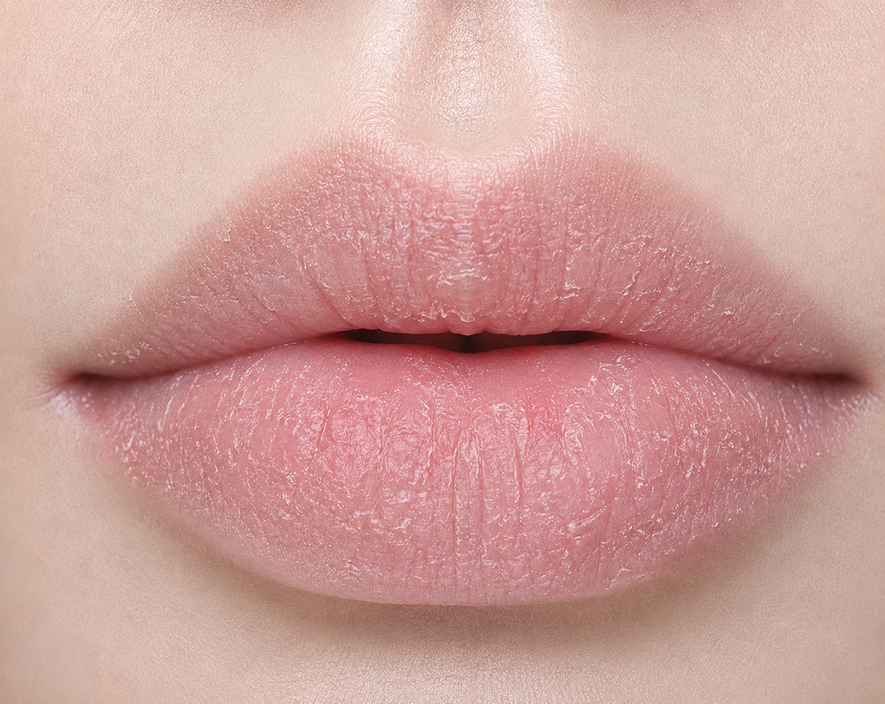Dry lips before using LipAddict